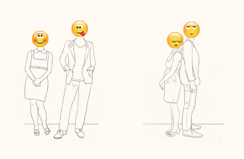 Miss Tal's illustrated emoticon love story is both entertaining, 