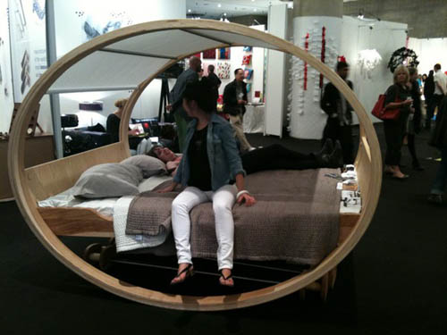 I took a photo of the Private Cloud by Manuel Kloker on the floor of ICFF, 