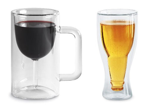 vino mug bottoms up beer glass