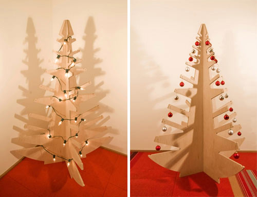 Plywood Christmas Tree by BUILD LLC