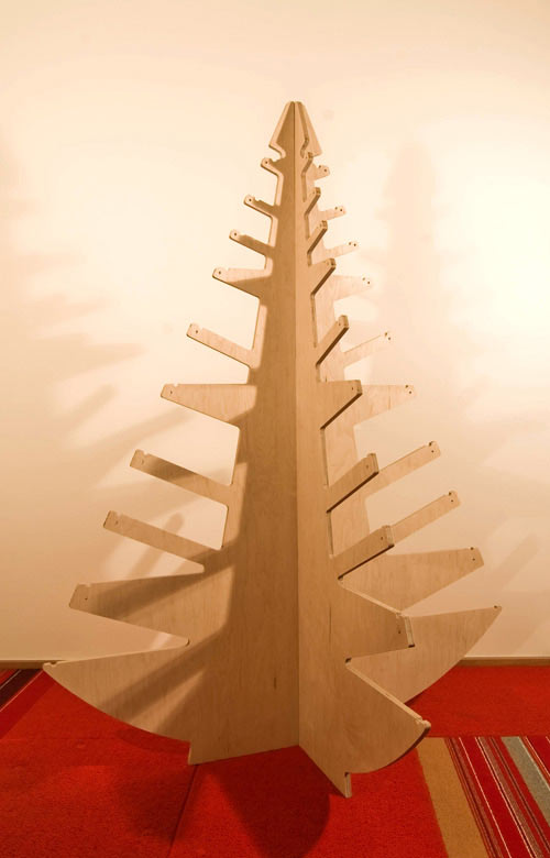 Plywood Christmas Tree by BUILD LLC