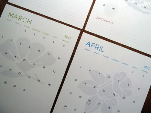 2011 calendar uk printable. 2011 Modern Calendars