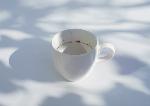 Tiny Landscape in a Coffee Cup