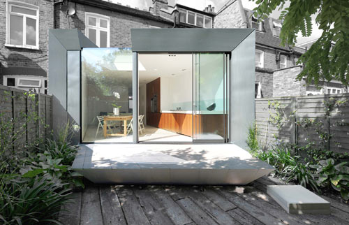 Faceted House 1 in London by Paul McAneary Architects