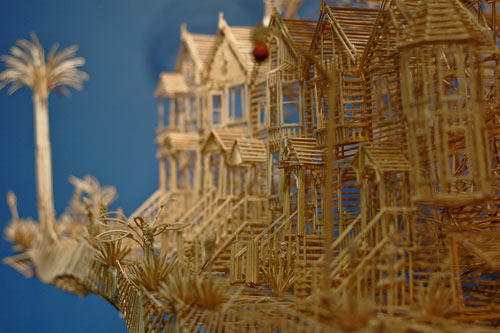 Scott Weavers San Francisco Made of 100,000 Toothpicks