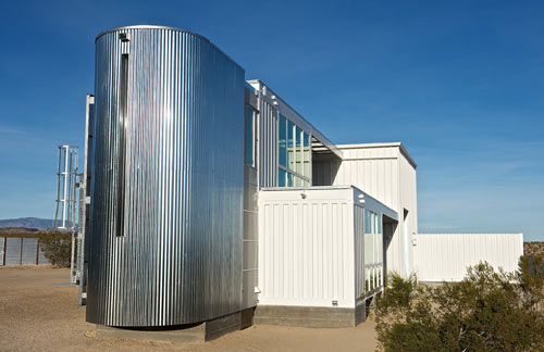 Shipping Container Hybrid House by ecotechdesign
