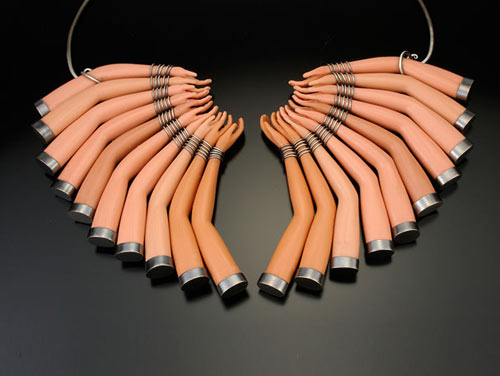Deconstructed Barbie Jewelry by Margaux Lange
