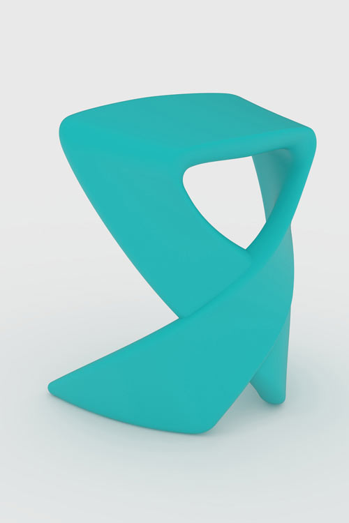 Ribbon Stool by Nick Rawcliffe for Deadgood