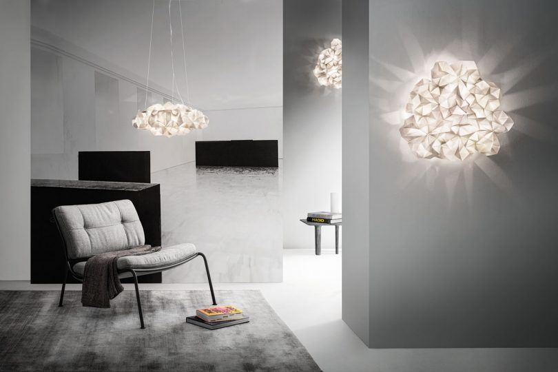 SLAMP Debuts Crystal-Inspired Light Fixtures by Adriano Rachele