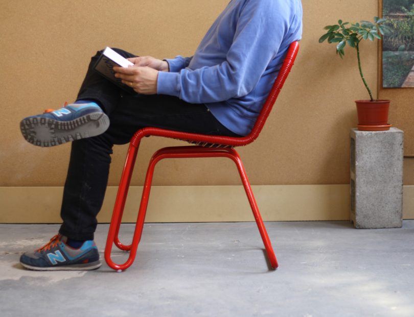 Inspired by Bus Seats, the Loop/L60 Chair Mimics a Bus Ride