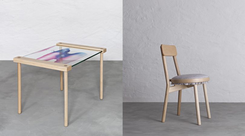 Furniture as Art: The Canvas Chair and the Blank Table by Stoft Studio