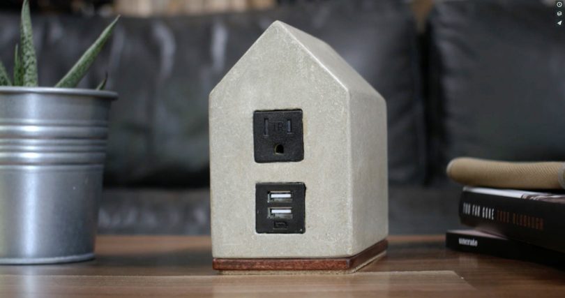 Hand & Craft?s Brutalist Concrete and Glamorous Marble Power Supply Kits