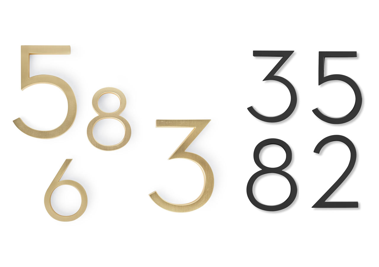 [UPDATED] Modern House Numbers