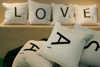 Scrabble Pillows!