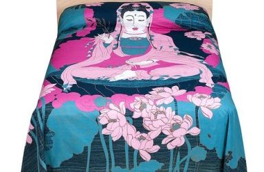 Buddha Lotus Tapestry