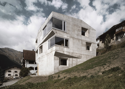 Concrete Home in Switzerland by AFGH