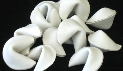 Porcelain Fortune Cookies
