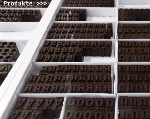 Letterpress Chocolates