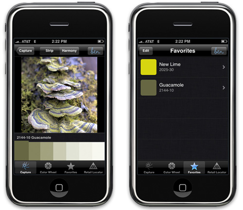 Benjamin Moore Launches iPhone App
