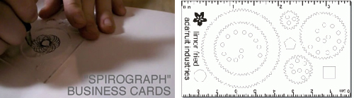 Adafruit's Spirograph Business Cards