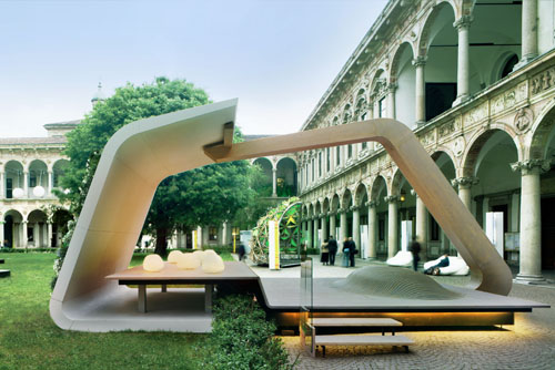 South Face Installation in Milan by Iosa Ghini