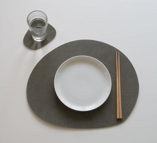 Pebble Placemat and Coasters