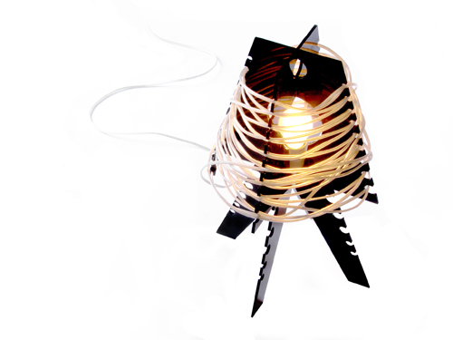 Runaway Lamp by Maja Uzarowicz