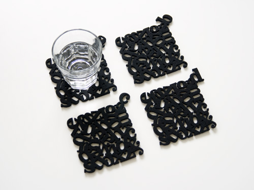 Letter Coasters & Number Placemats