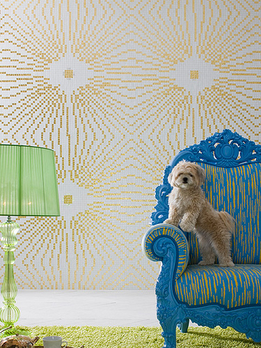 Wallpaper in trend - Mosaic tile inspiration
