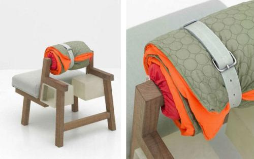 Backpack Sofa Stool Design Milk