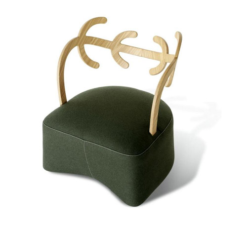 Antler Armchair by Nendo for Cappellini