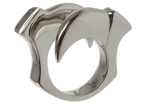 Double Claw Ring by Dominic Jones 