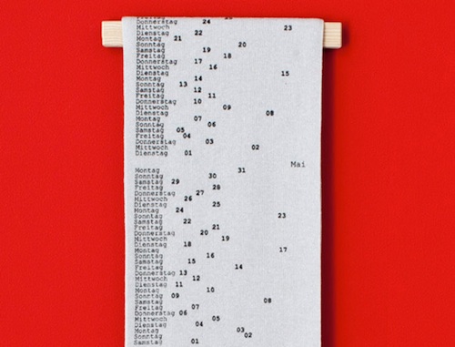 Gregor Calendar by Patrick Frey