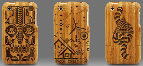 Engraved Bamboo iPhone Cases by Grove