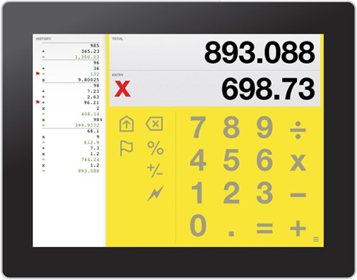 Shift Apps Digits Calculator for iPad