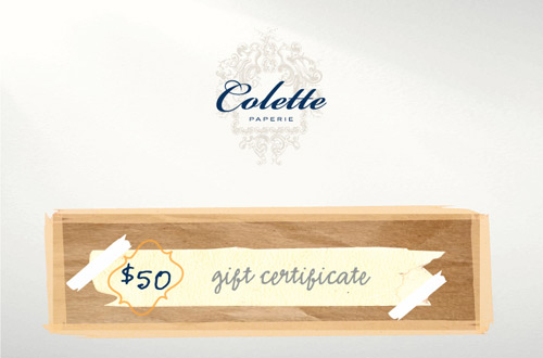 Colette Paperie Giveaway