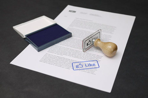 Facebook Like and Dislike Stamps