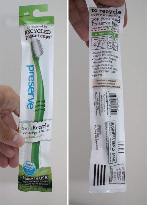 Preserve Toothbrush Packaging Gets A Makeover