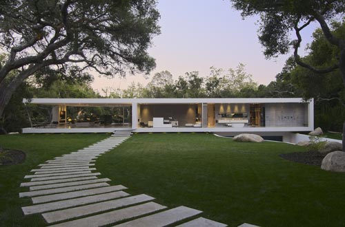 Glass Pavilion in California by Steve Hermann Design