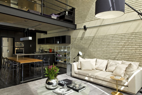 Industrial Loft in Brazil by Diego Revollo 