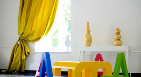 Letters Furniture for Kids by Alessandro Di Prisco