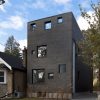 Charcoal House in Canada by Atelier rzlbd