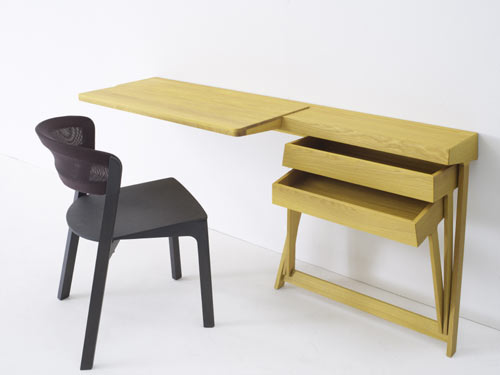 Pivot Desk and Vanity by Shay Alkalay for Arco