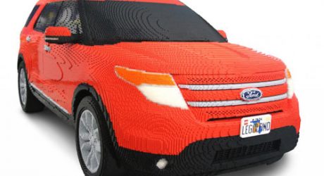 Ford Explorer Made of LEGOs