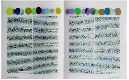 Color Codification Dot Drawings by Lauren DiCioccio - Design Milk