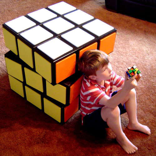 Rubik's Cube Chest of Drawers