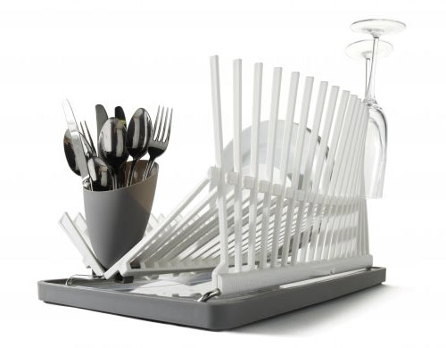 Modern White Kitchen Drying Rack