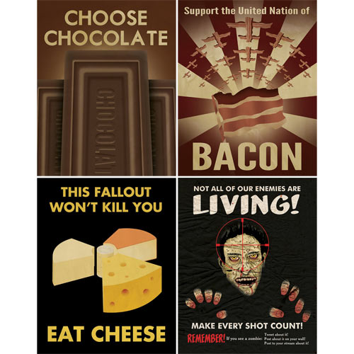 New Posters from Aaron Wood - Viva La Bacon!