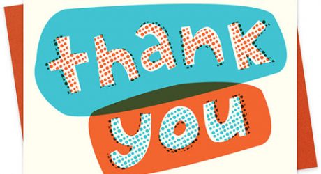 30 modern thank you cards design milk design a thank you card