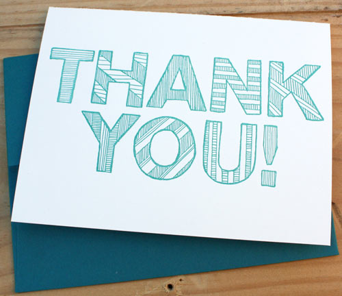 30 Modern Thank You Cards